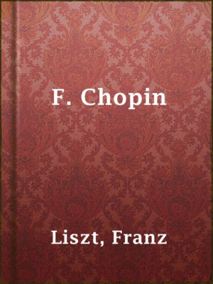 cover image of F. Chopin